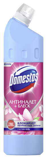 Универсальное чистящее средство-гель Цветущая магнолия Domestos антиналет + блеск 750 мл