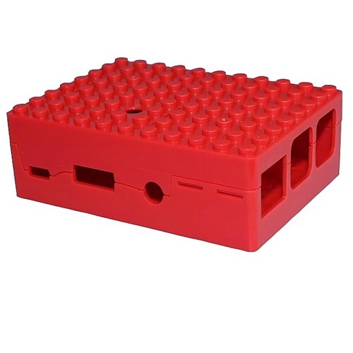 Корпус для микрокомпьютера ACD RA183, красный, 7.1 см micro particle plastic building blocks lego cartoon series creative assembled building block toys