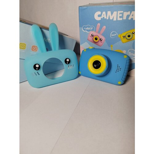 Детский фотоаппаратДетский цифровой фотоаппарат Зайчик с играми голубой 110000₽