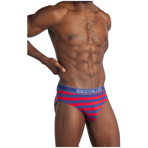 фото Трусы слипы мужские sergio dallini 2935-2, комплект 3 шт., красный (размер: m)