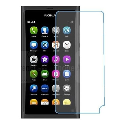 Nokia N9 защитный экран из нано стекла 9H одна штука