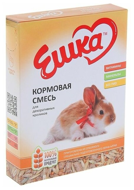 Кормовая смесь «Ешка» для декоративных кроликов, 450 г 1273792