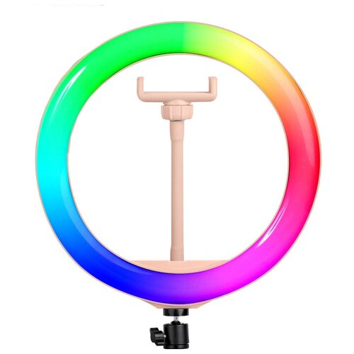 Кольцевая селфи лампа SL-R26 26 см Розовая 150700₽