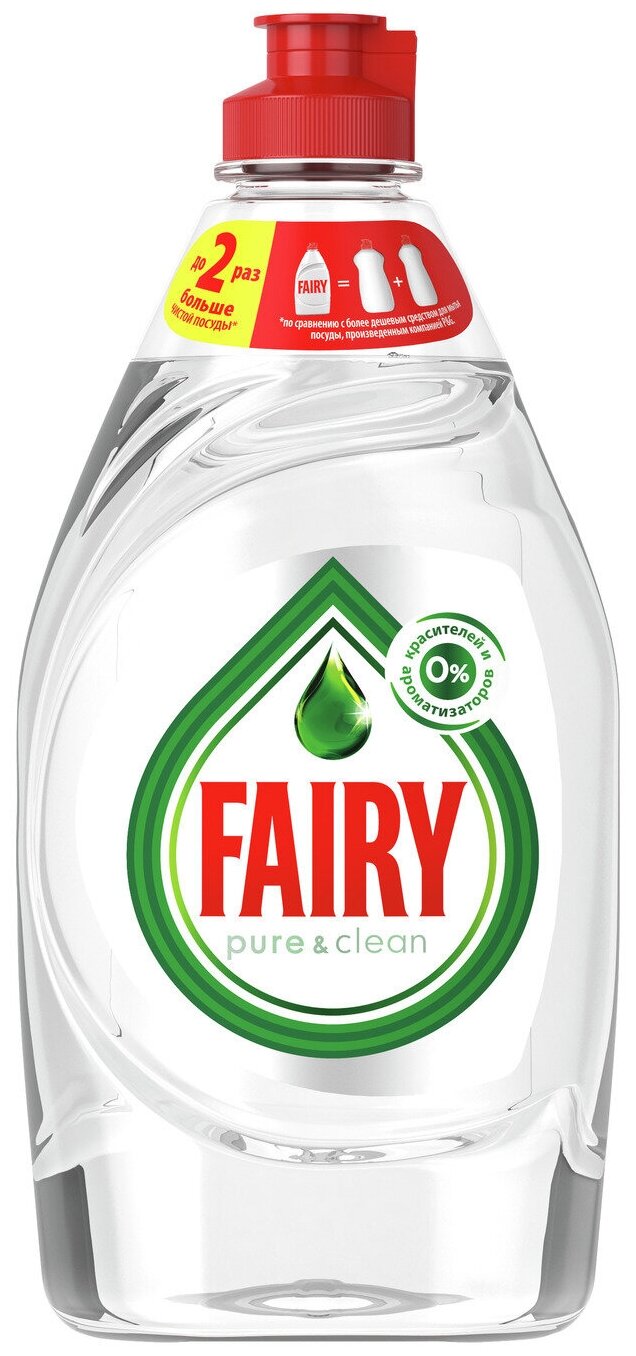 Средство для мытья посуды Fairy Pure & Clean 450мл