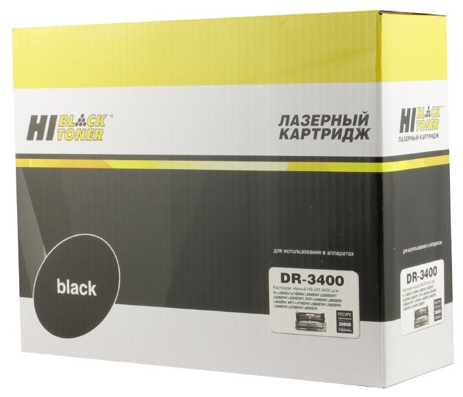 Драм-юнит Hi-Black (HB-DR-3400) для Brother HL-L5000/5100/5200/6250/6300/6400, 30K