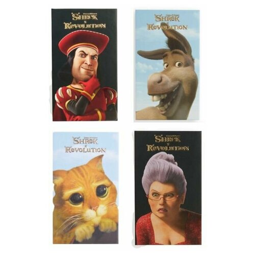 Shrek x I Heart Revolution Набор палеток What the Farquaad, Donkey on the Edge, Puss in Boots, Need a Hero