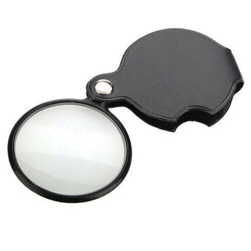 Лупа Kromatech карманная 3x, 50 мм, складная, в мягком чехле (86034-50)