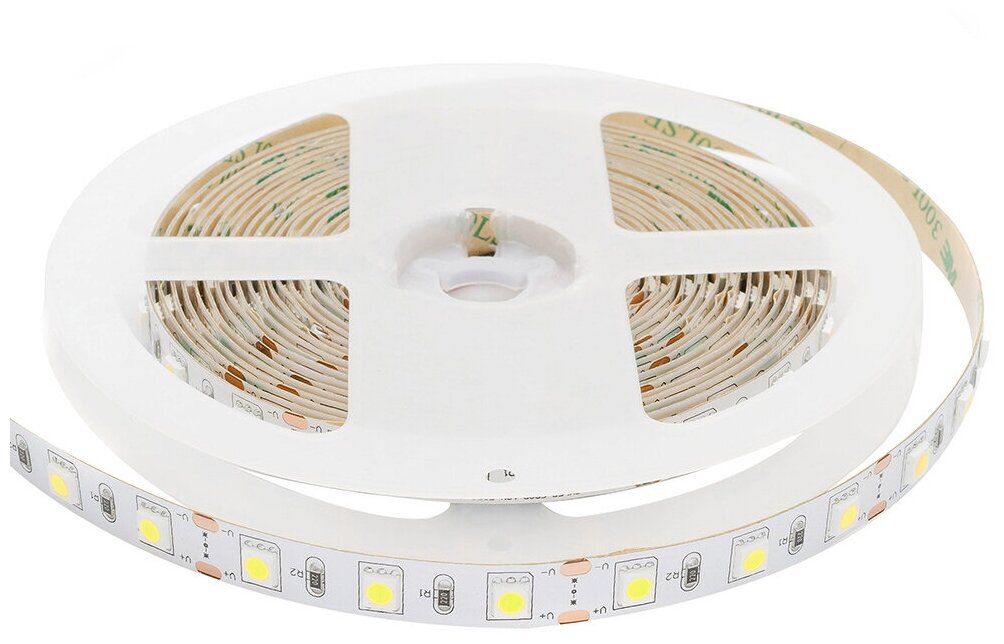 Светодиодная лента OGM 14,4W/m 60LED/m 5050SMD разноцветный (RGB) 5M - фото №12