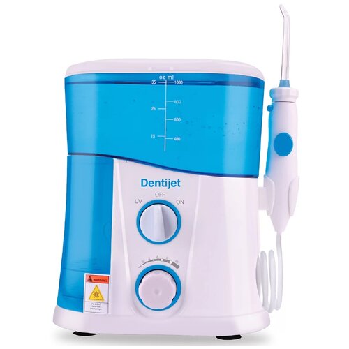 Ирригатор Dentijet F7, белый/синий