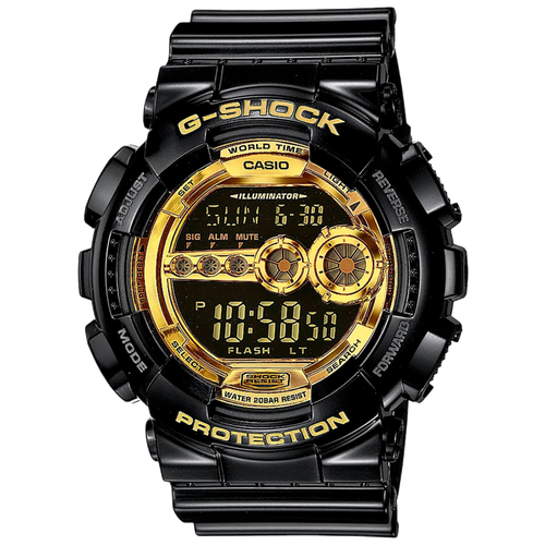 Наручные часы CASIO G-Shock, черный, золотой