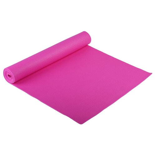 фото Коврик для йоги 173 × 61 × 0,4 см, цвет розовый mikimarket
