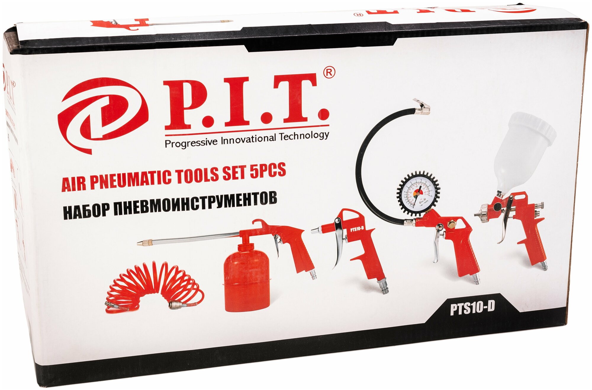 Набор пневмоинструментов P.I.T. PTS10-D - фотография № 16