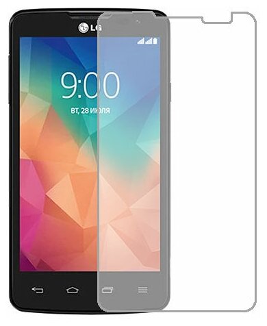 LG L60 Dual защитный экран Гидрогель Прозрачный (Силикон) 1 штука