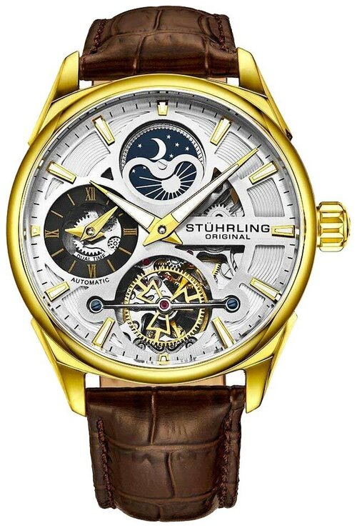 Наручные часы STUHRLING Legacy, коричневый