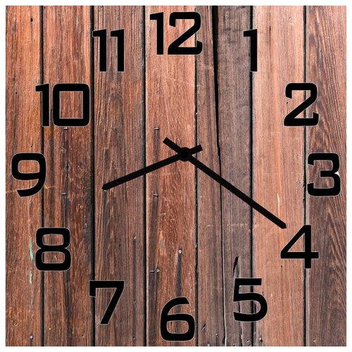 фото Svs настенные часы svs 3502980 дерево