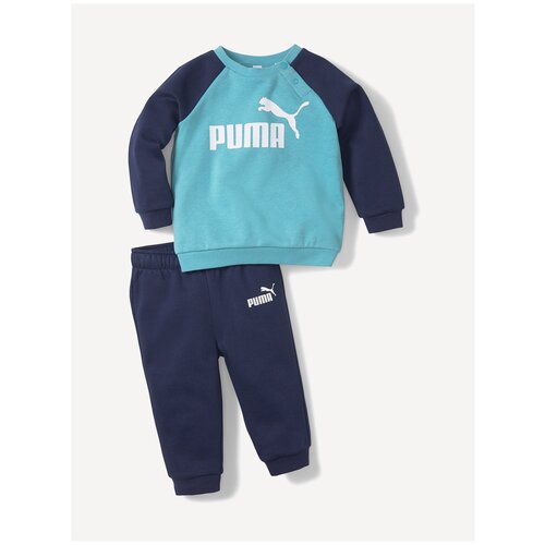 Костюм спортивный, PUMA Minicats ESS Raglan Jogger, Мужской, размер 62 ; Porcelain