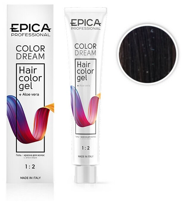 EPICA Professional Color Dream гель-краска для волос, 4.71 шатен шоколадно-пепельный