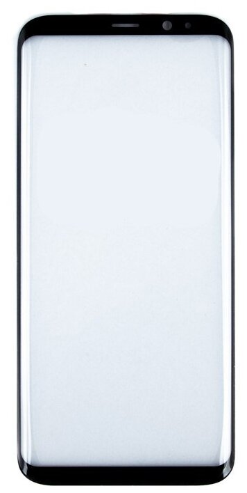Стекло для переклейки Samsung Galaxy S8 Plus G955 черное