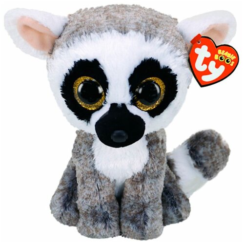 Мягкая игрушка TY Beanie Boos Лемур LINUS 15 см (36224)