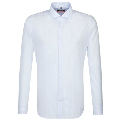 фото Рубашка seidensticker размер 40 белый/голубой