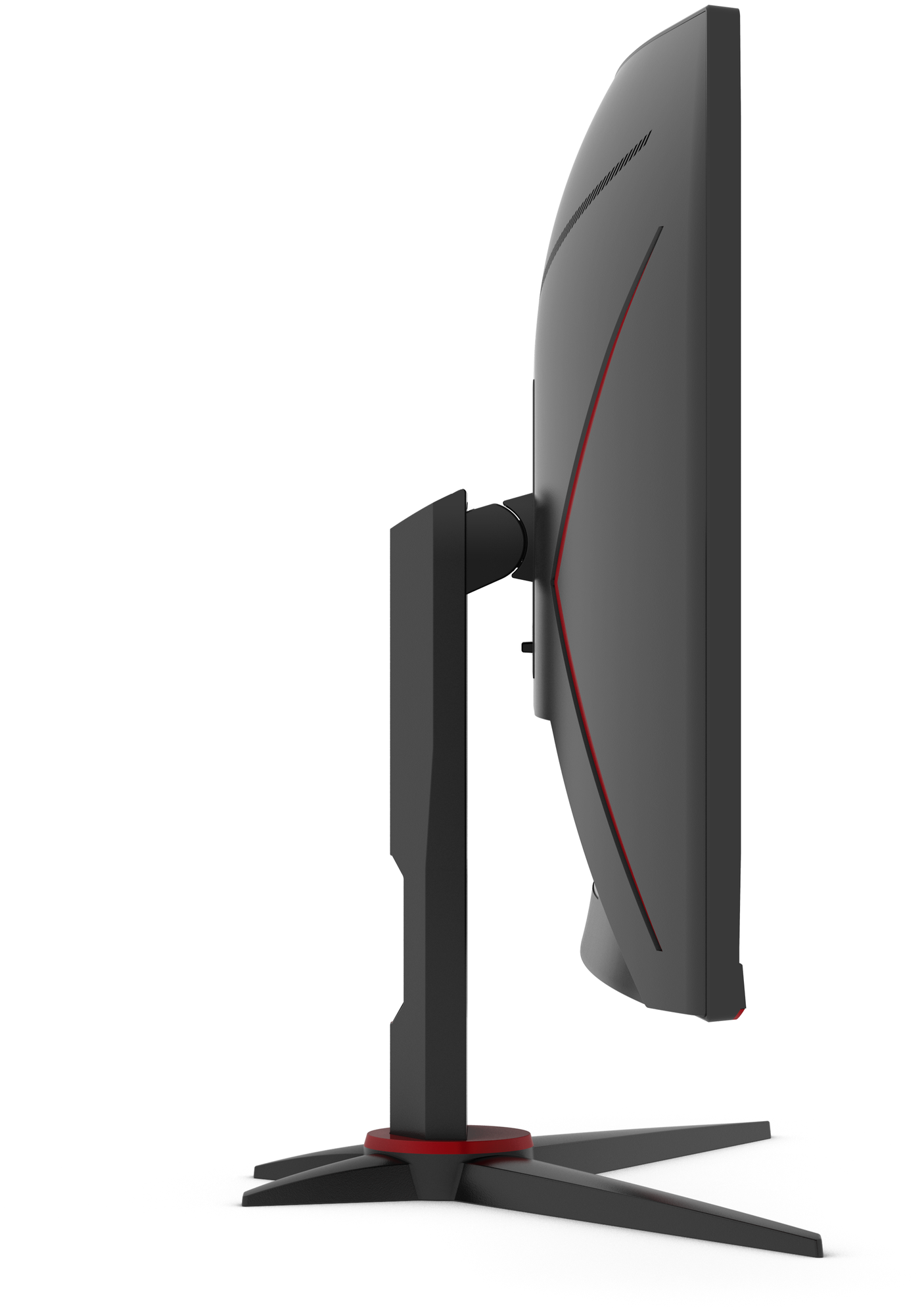 Монитор игровой AOC Gaming 23.6" черный/красный - фото №7
