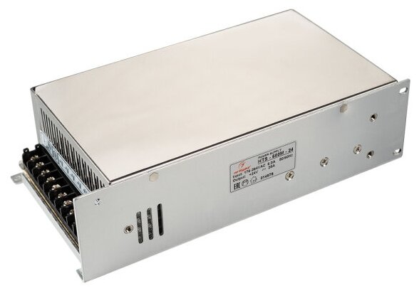 Блок питания HTS-600M-24 (24V, 25A, 600W) (Arlight, IP20 Сетка, 3 года)