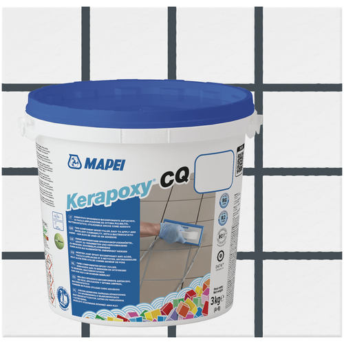 затирка эпоксидная mapei kerapoxy 114 антрацит 10 кг Затирка MAPEI Kerapoxy CQ 114 Антрацит, 3 кг