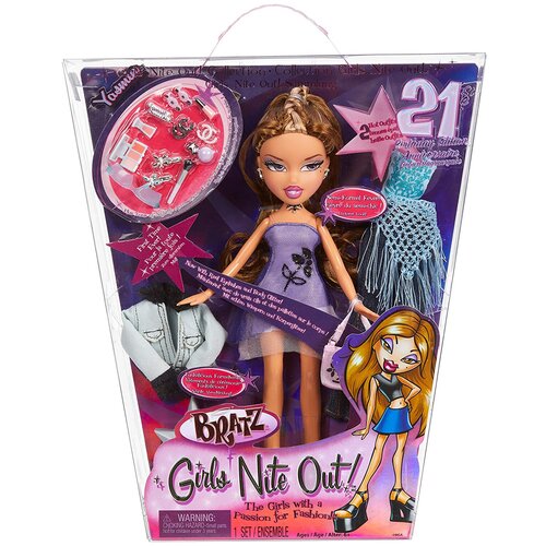 Кукла Братц Ясмин ночной выход 21, Bratz Girls Nite Out Yasmin