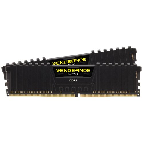 Модуль памяти Corsair Vengeance LPX DDR4 DIMM 3200MHz PC4-25600 CL16 - 16Gb Kit (2x8Gb) CMK16GX4M2E3200C16