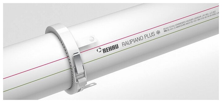 Труба канализационная Rehau Raupiano Plus 110/1500 (штанга: 15 м)