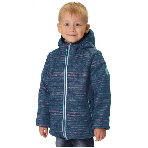 Куртка демисезонная для мальчиков (Размер: 104), арт. 871М черный/голубой, цвет голубой