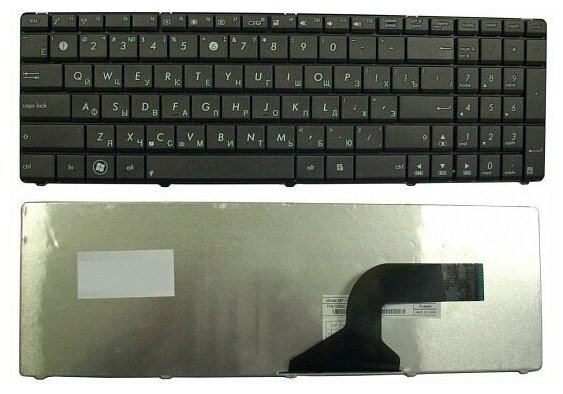 Клавиатура для ноутбука Asus AS-45 K52, K53, K54, K55, N50, N51, N52, N53, N60, N61, N70, N71, N73, N90, P52, P53, K72, K73, A52, A72, UL50, W90, PRO5IJ, F50, X52, X54, X55, X75, PRO5AVn, PRO64Vg, PRO7BJg черная