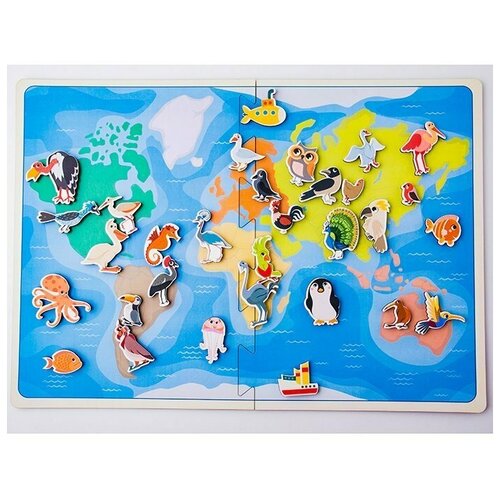 Купить Карта-липучка птицы Сибирские Игрушки 30207, Сибирские игрушки