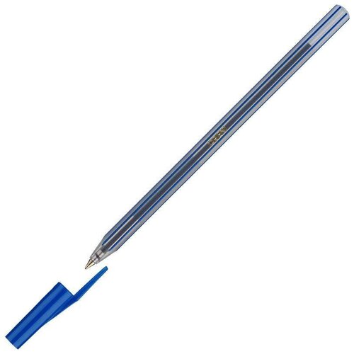Ручка шариковая ICO Orient (0.5мм, синий цвет чернил, корпус прозрачный) 1шт.