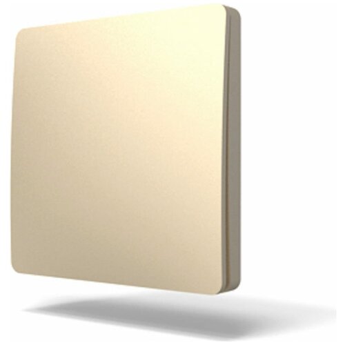 Беспроводной выключатель GRITT Space 1кл. золотистый, IP67, без реле, S1801G