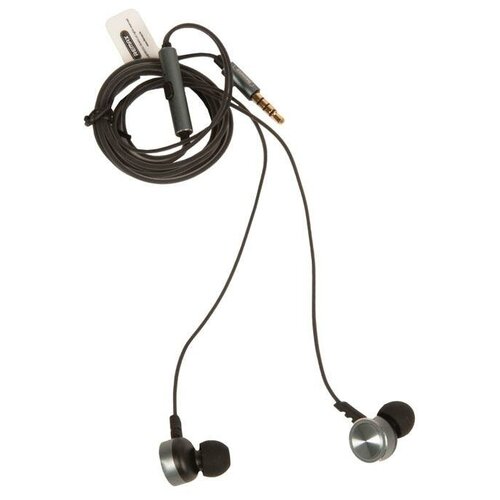 Наушники REMAX RM-620 Deep Bass Stereo Earphone микрофон, подключение Jack 3.5 mm, черный наушники проводные 3 5mm jack recci rep l10 wired earphone 1 1 метра черный