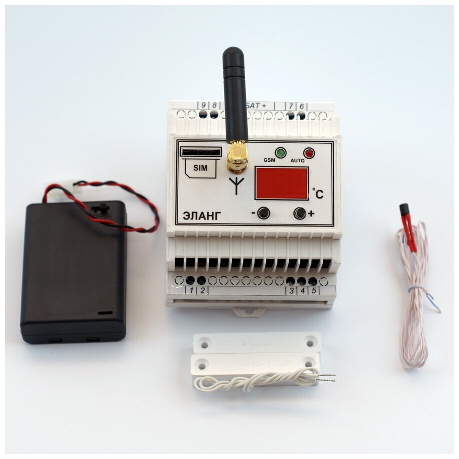 Эланг GSM реле с функцией регулятора температуры (ELANG Power Control Thermo)