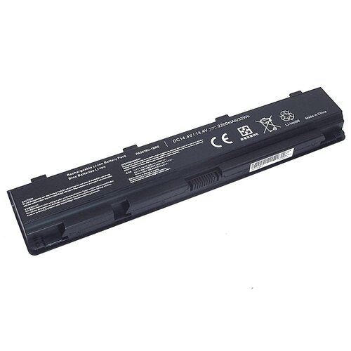 Аккумуляторная батарея для ноутбука Toshiba 5036-4S1P (PABAS264) 14.4V 2200mAh OEM черная вентилятор кулер для ноутбука toshiba qosmio x70