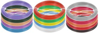 Набор PLA пластика для 3D ручки 15 цветов по 10 метров Plastiq