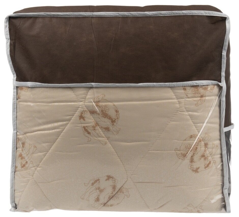 Одеяло из Верблюжьей шерсти 200x220, Всесезонное, 2-спальное - фотография № 8