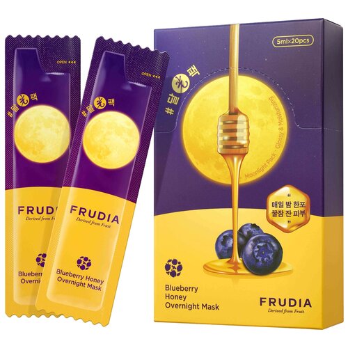 Frudia Питательная ночная маска с черникой и медом, 20*5 мл, Frudia