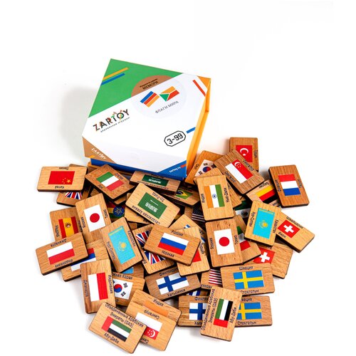 фото Настольная игра мемори "флаги мира" царицынская игрушка