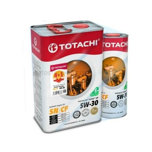 Totachi Масло моторное 5W30 синт. LV Sinthetic SN/CF (4л+1л) акция (TOTACHI)