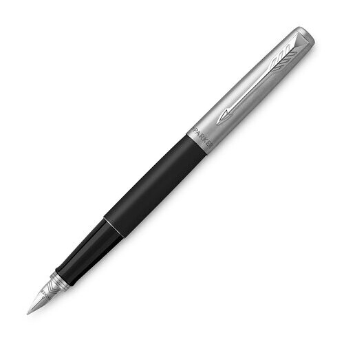 комплект 5 шт ручка шариковая parker jotter core bond street black ct корпус черный хромированные детали синяя 1953184 Parker jotter core - bond street black ct, перьевая ручка, m