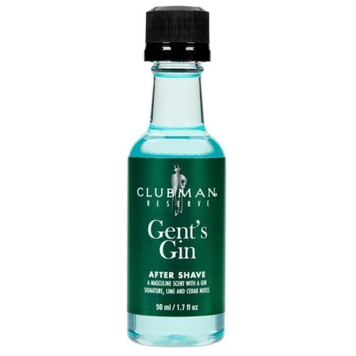 Лосьон после бритья, Clubman After Shave Gent Gin, 50 мл clubman classic vanilla after shave lotion лосьон после бритья ваниль 50 мл