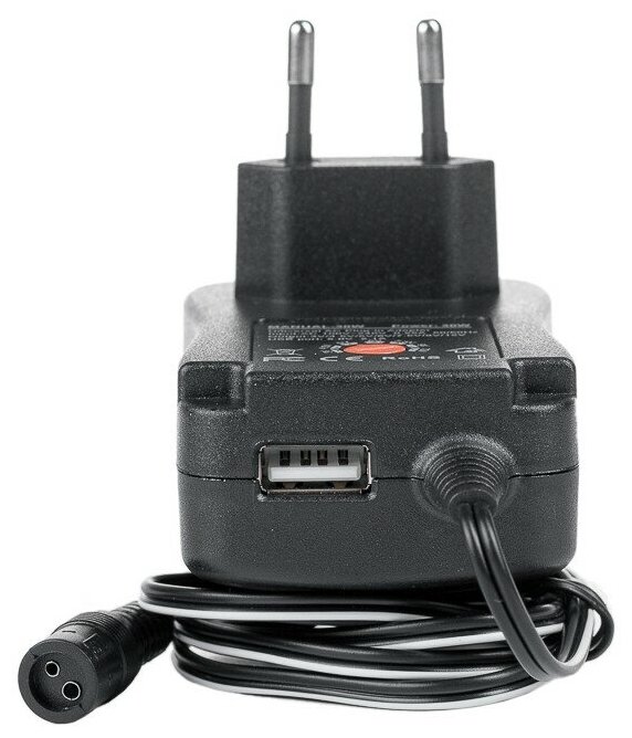 Универсальный адаптер питания PALMEXX 30W 3V/4.5V/5V/6V/7.5V/9V/12V/USB5V2.1A — фото 1