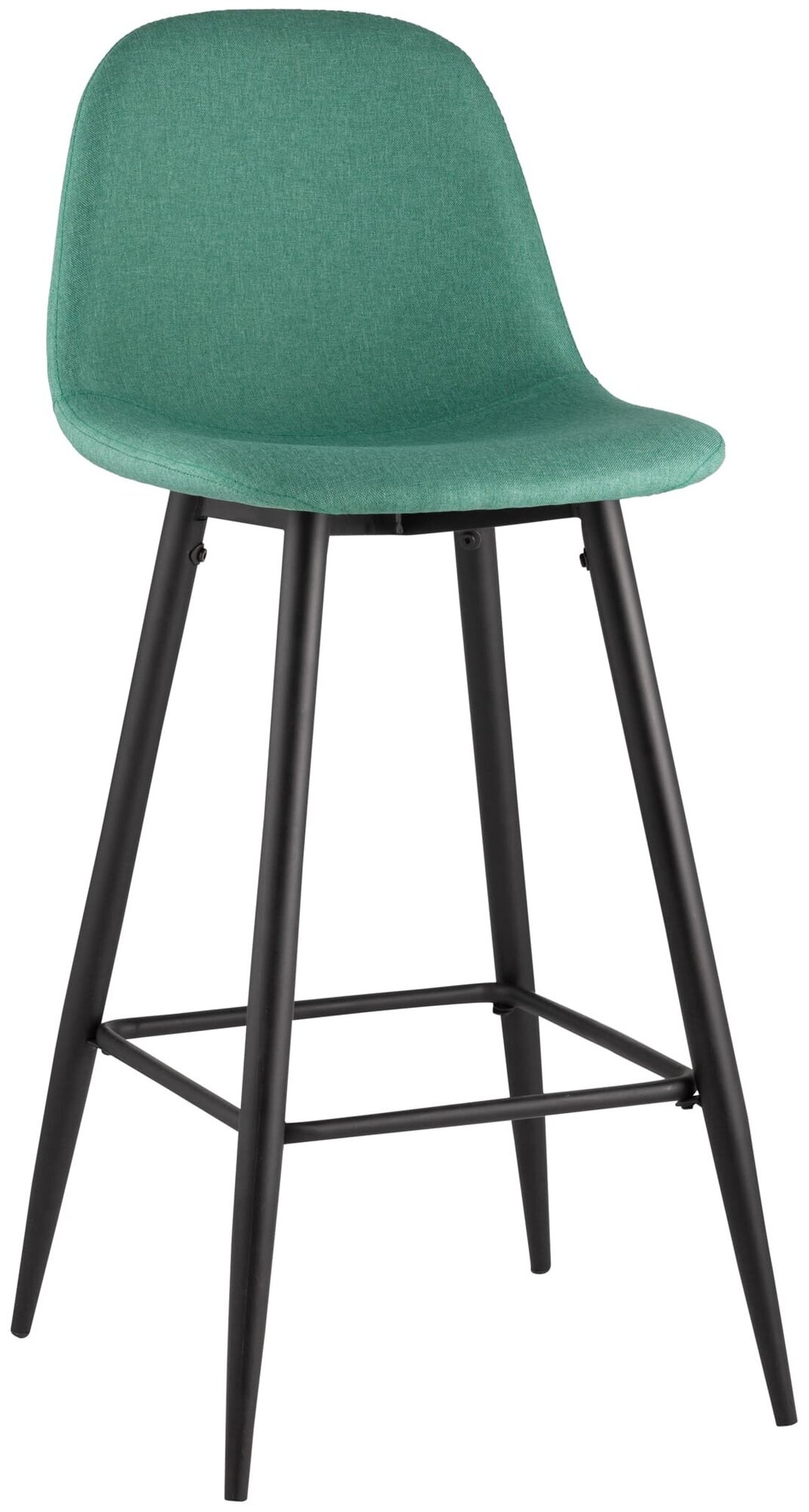 Барный стул TRIXETY VILENA III, зеленая ткань