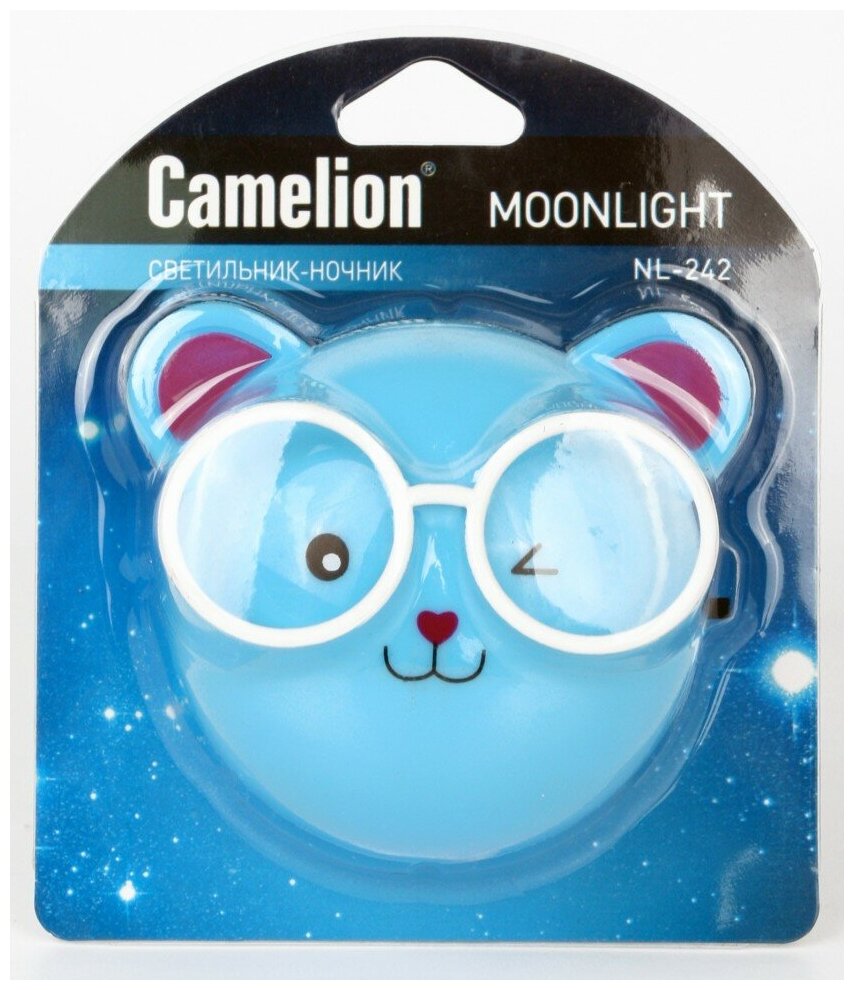 Camelion NL-242 "Медведи очкарики" (Led ночник с выкл, 220V) 8х7,5х8 - фотография № 5