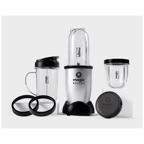 Стационарный блендер NutriBullet Magic Bullet Plus, серебристый/черный