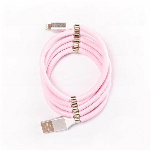 Дата-кабель USB универсальный Lightning MCL-1 (розовый)